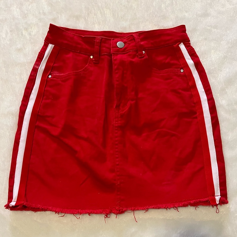 Fashion Nova Jean Skirt